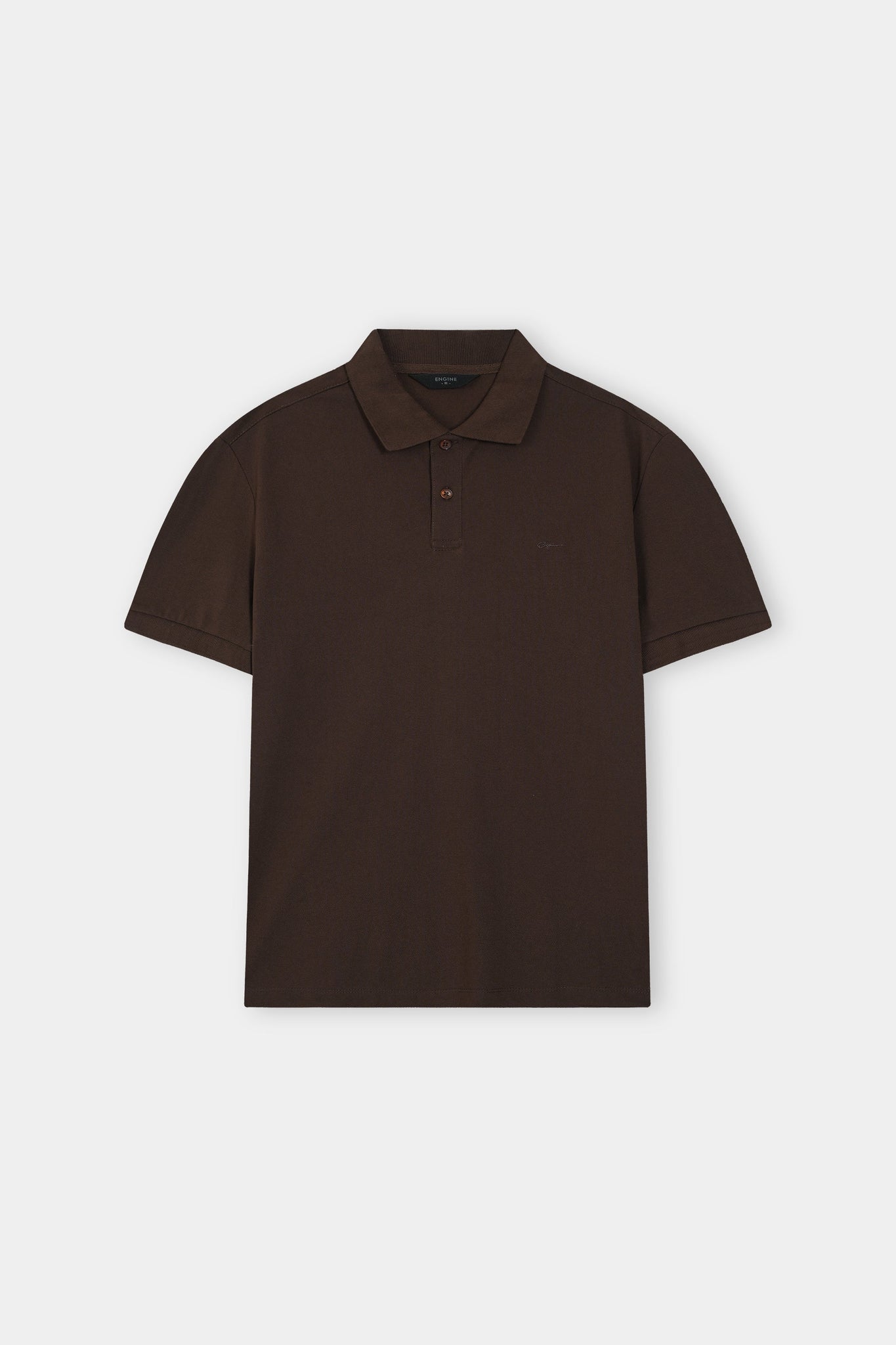 Men’s Dark Brown Polo Shirt