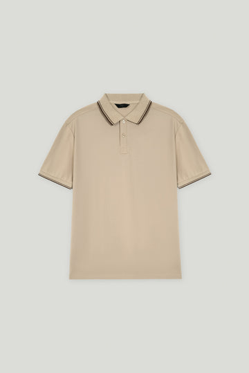 Men’s Beige Polo Shirt