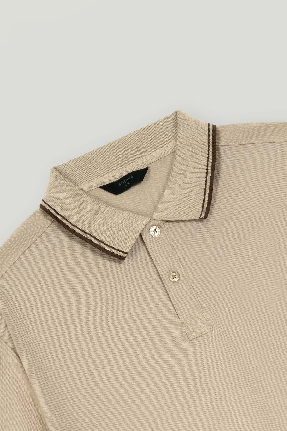 Men’s Beige Polo Shirt